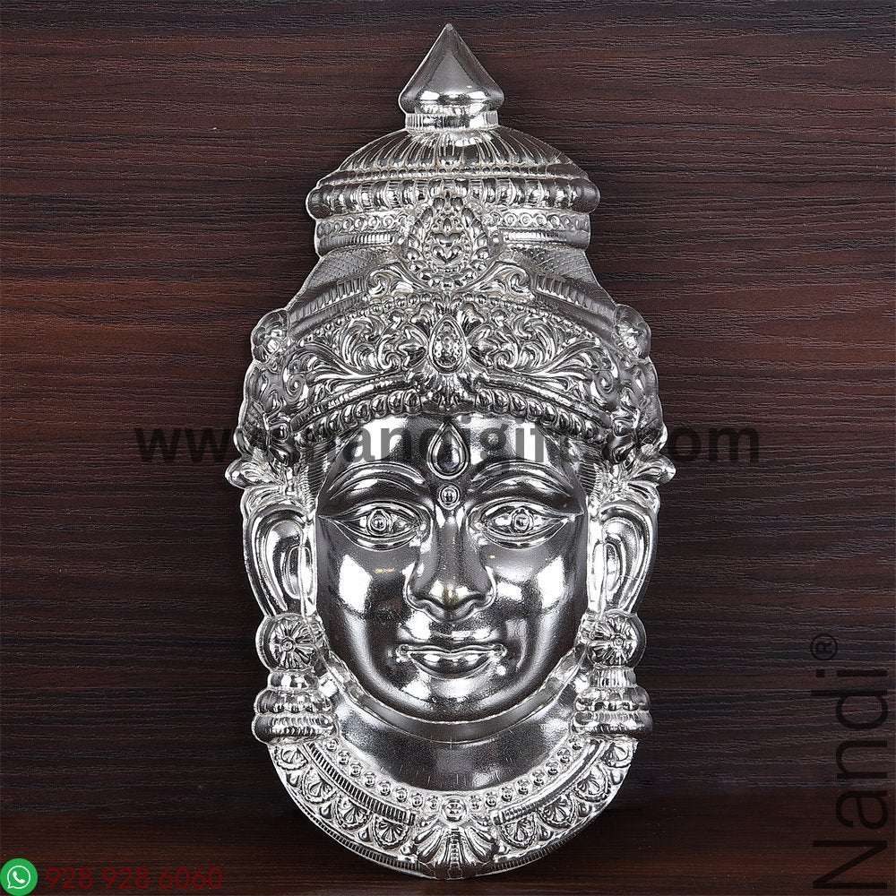 German Silver Lakshmi Face Big