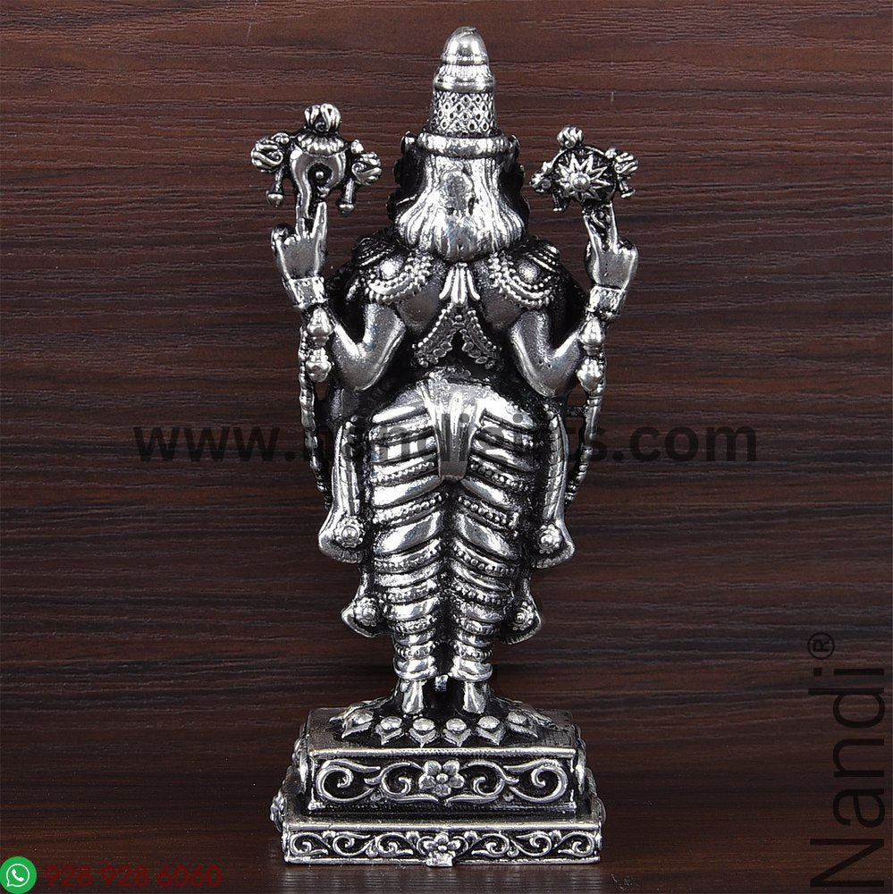 Antiq German Silver Tirupati Balaji 6