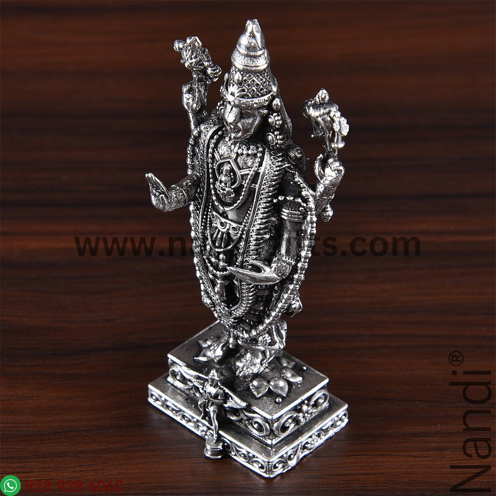 Antiq German Silver Tirupati Balaji 4