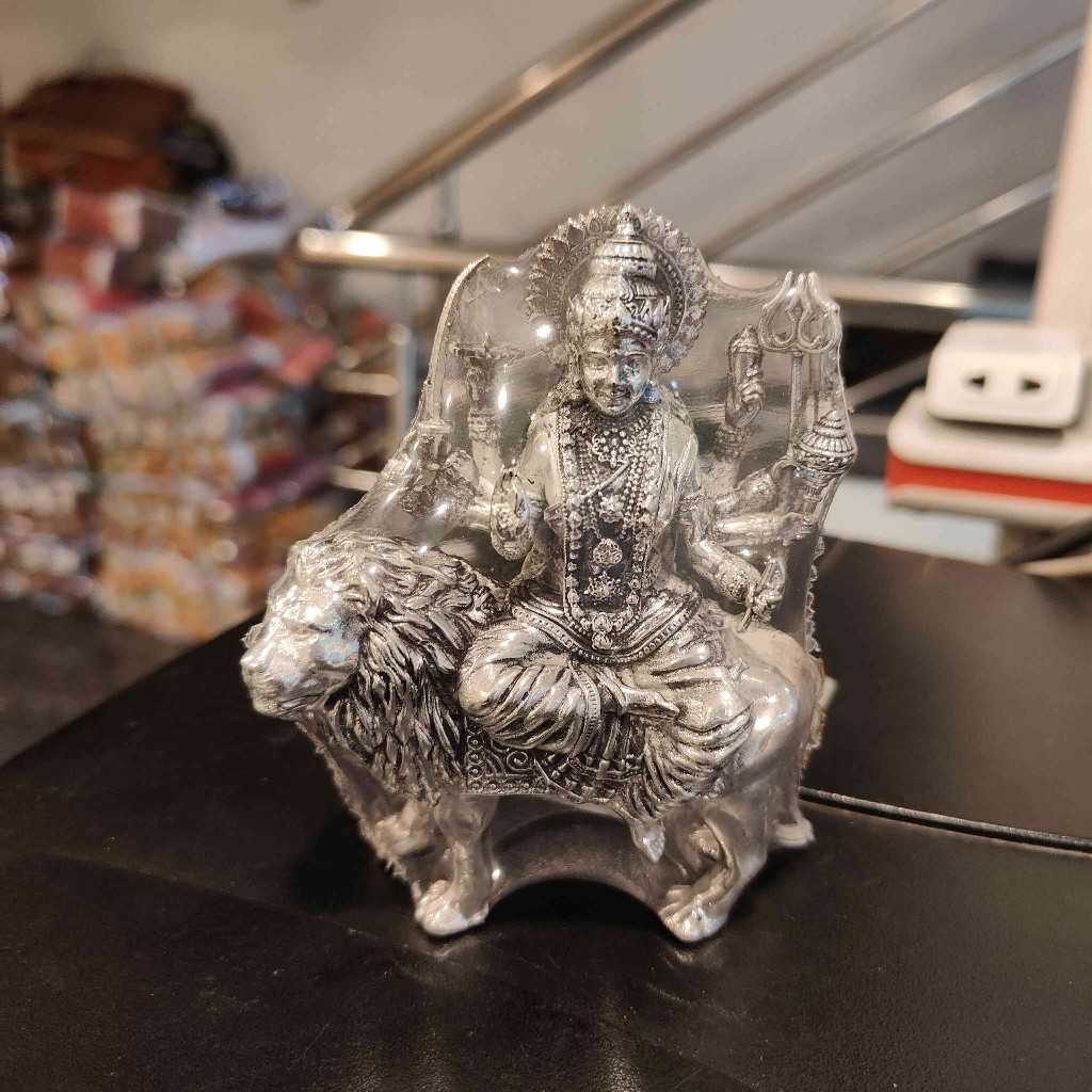 Antiq German Silver Maa Durga 4