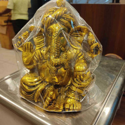 Pagdi Ganesh Golden Antiq
