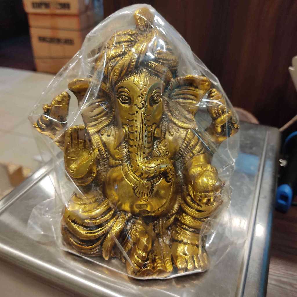 Pagdi Ganesh Golden Antiq