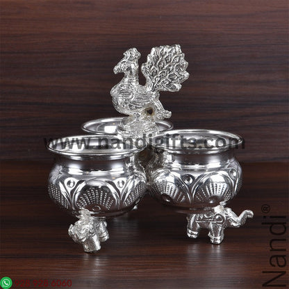 GSB Peacock Panchwala With Elephants 3B