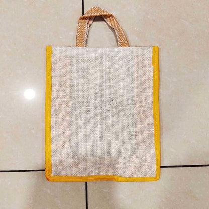 Thamboolam Bag Rangoli Print Yellow