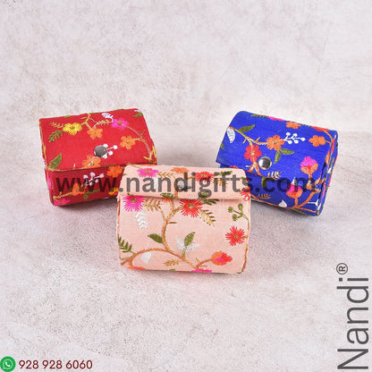 MultiColour Embroidery Bangle Box4 inch