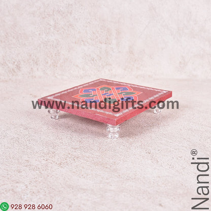 Printed Chowki 4x4 Assorted Prints