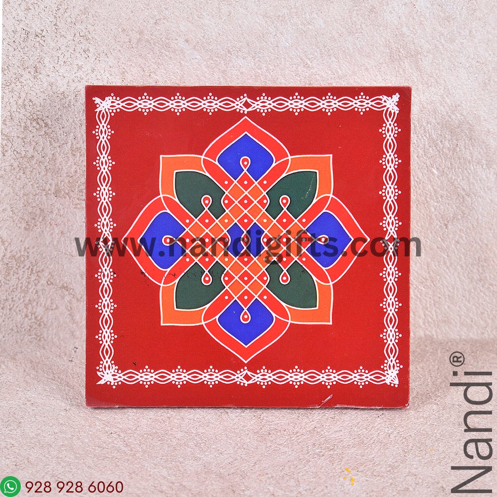 Printed Chowki 4x4 Assorted Prints