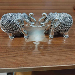 GS Antiq Elephant 3 Inch Pair