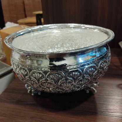 GS Antiq Flower Designs Bowl Medium 9