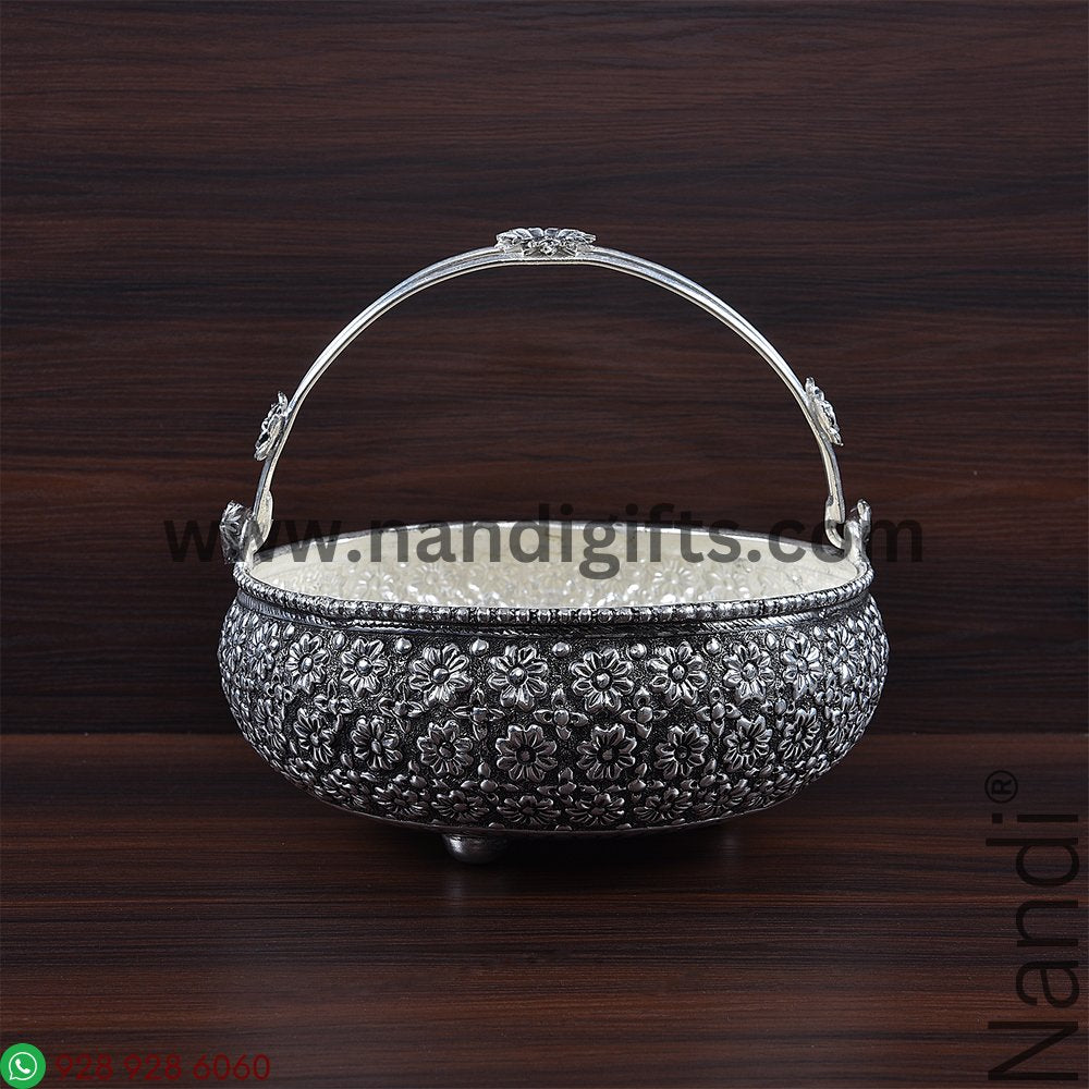 GS Antiq Flower Designs Basket