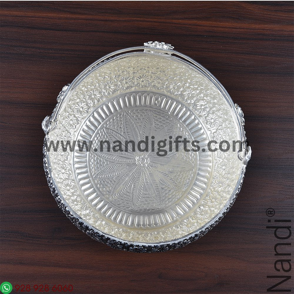 GS Antiq Flower Designs Basket