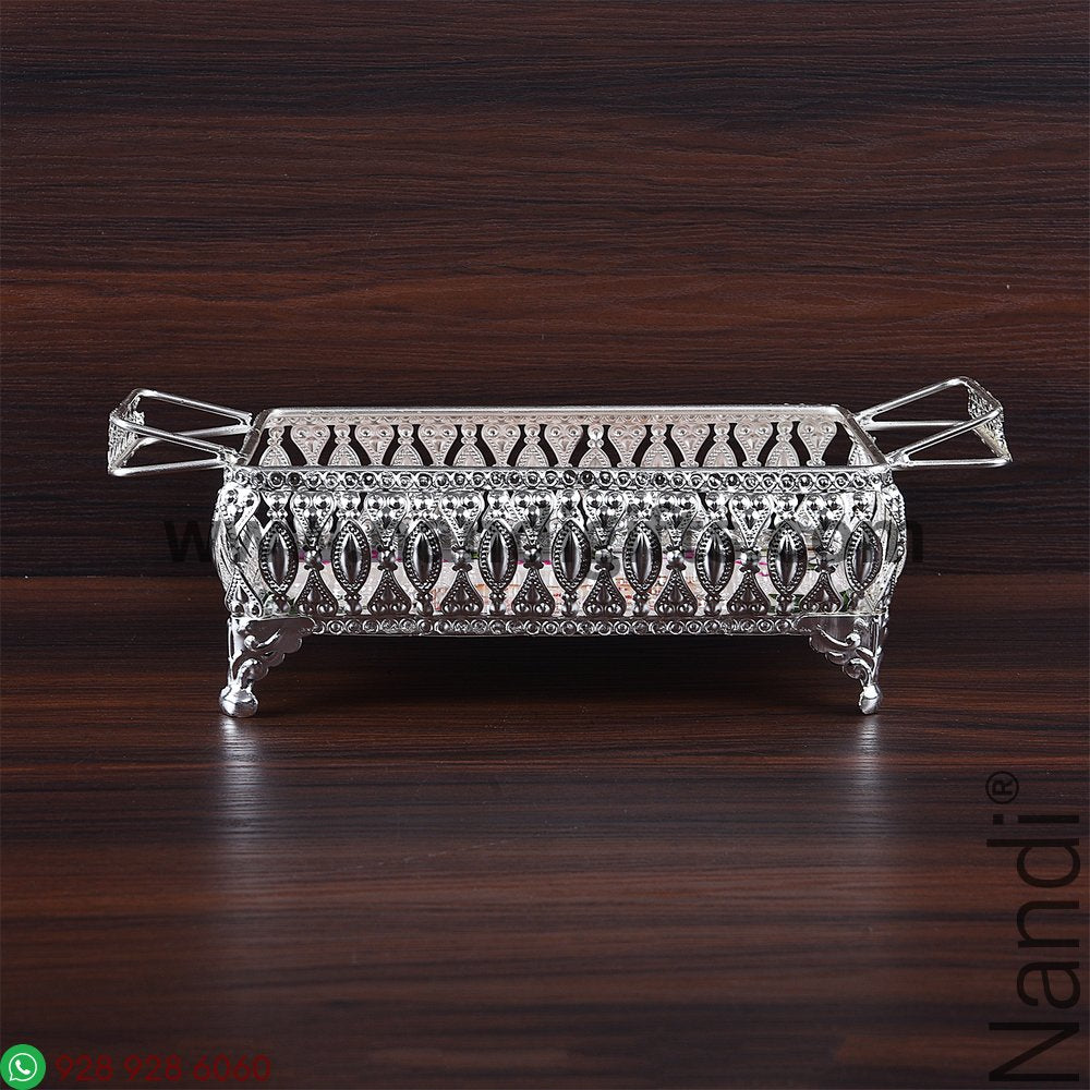 GS Pichwai Cow Tray Rectangular Assorted 7X4