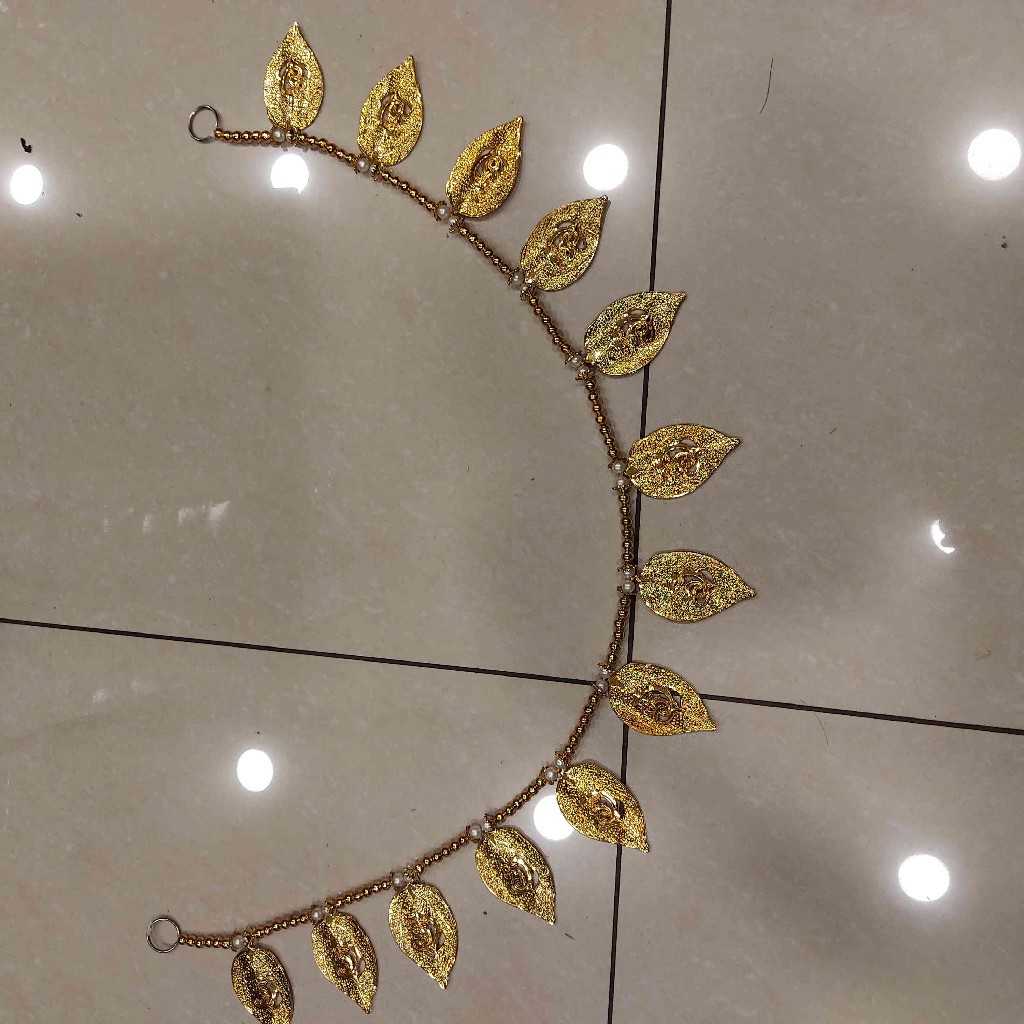 Leaf Ganesh Beads Toran