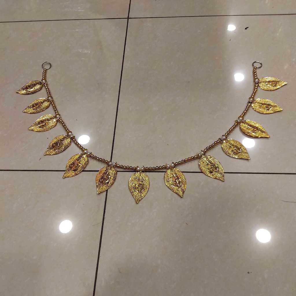 Leaf Ganesh Beads Toran