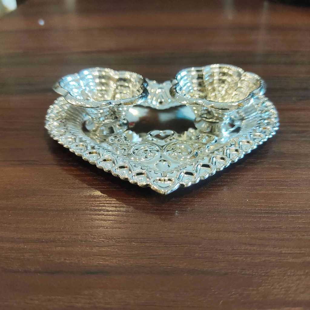 GSB Kumkum Plate Heart Shap