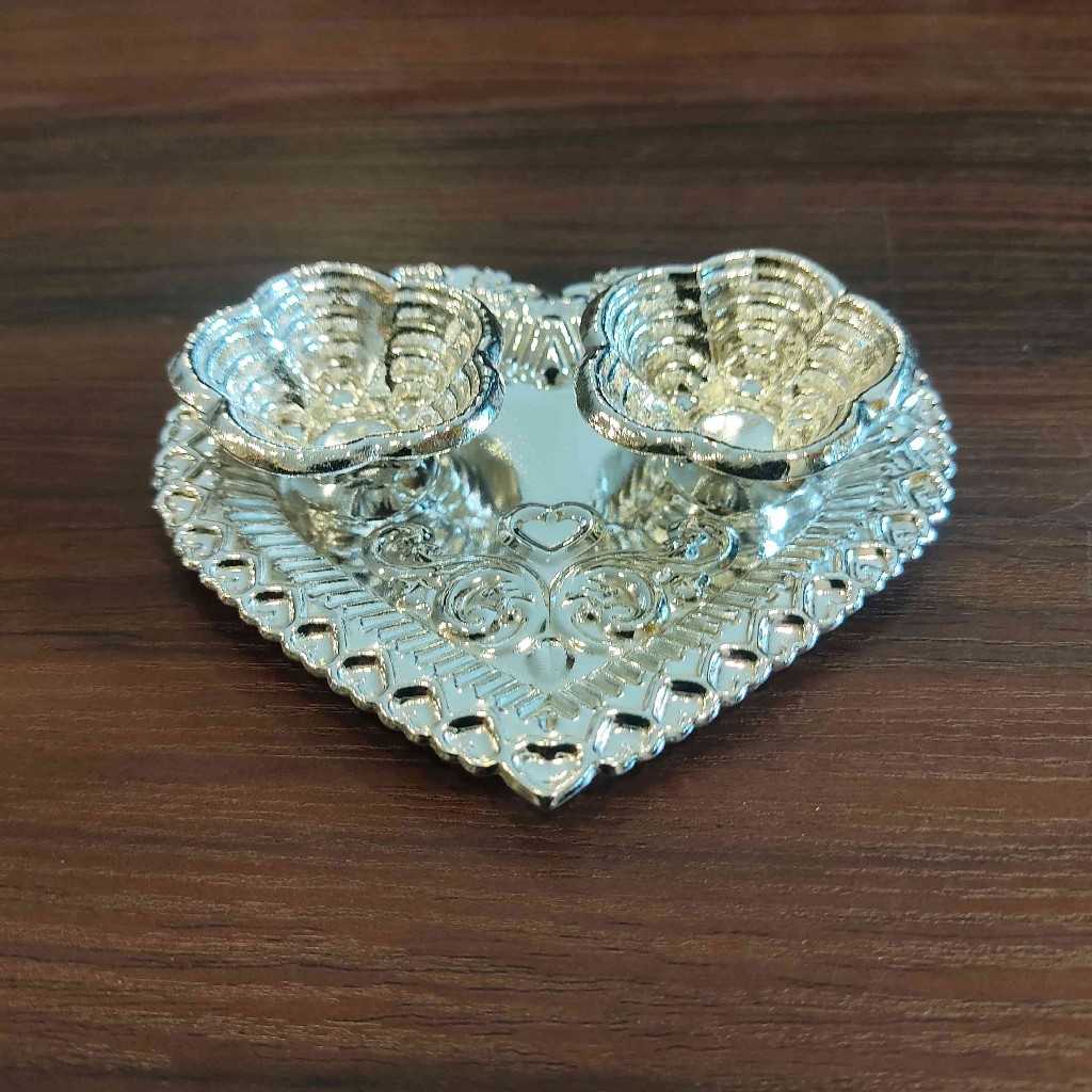 GSB Kumkum Plate Heart Shap