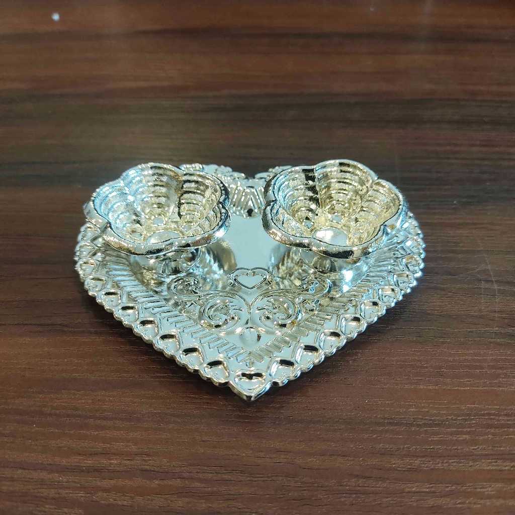 GSB Kumkum Plate Heart Shap