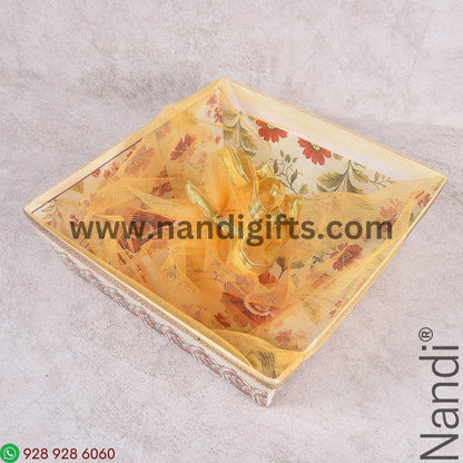 Square Hamper 10X10 Assorted Prints