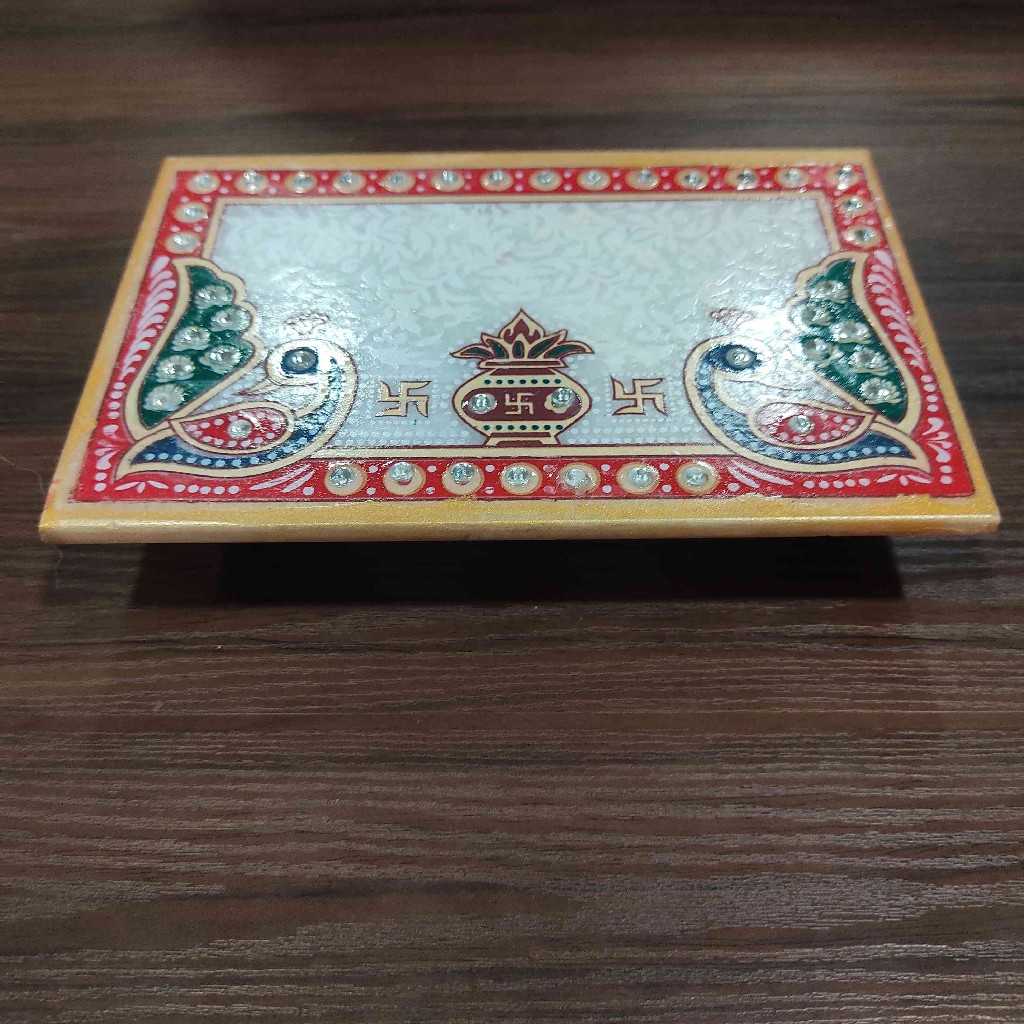 Marble Chowki Rectangular 4X6