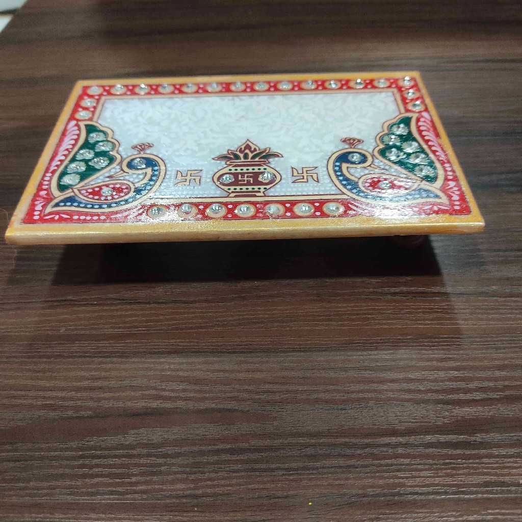 Marble Chowki Rectangular 4X6