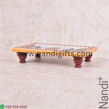 Marble Chowki Rectangular 4X6