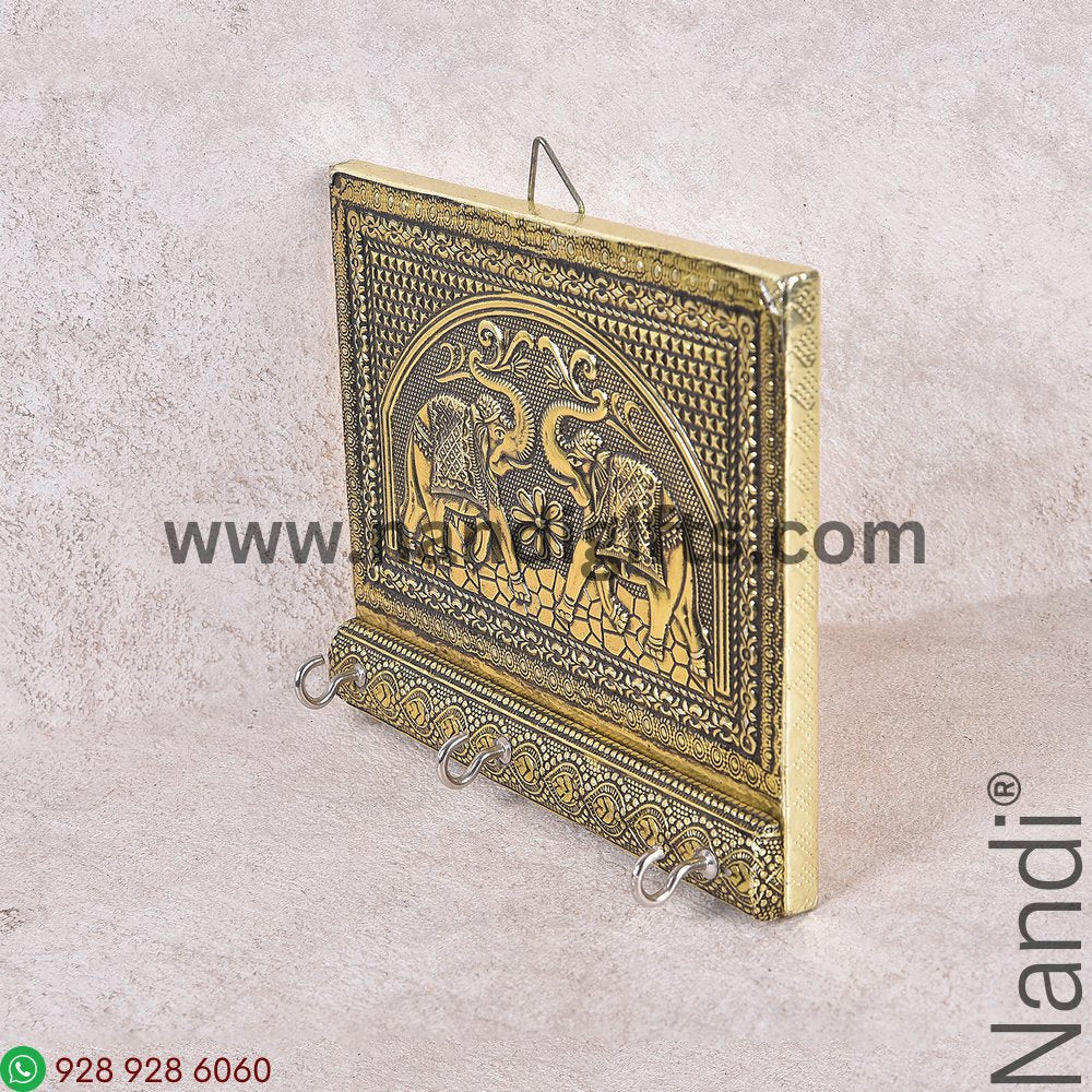 Elephant Antiq Key Hanger 6X5