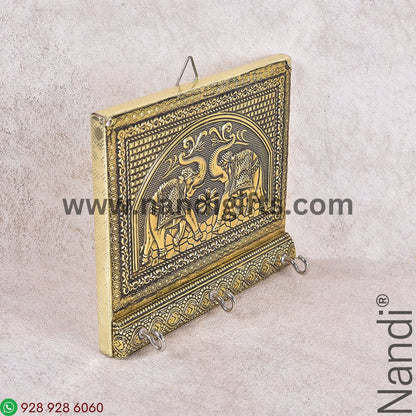 Elephant Antiq Key Hanger 6X5