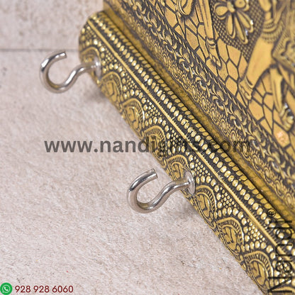 Elephant Antiq Key Hanger 6X5