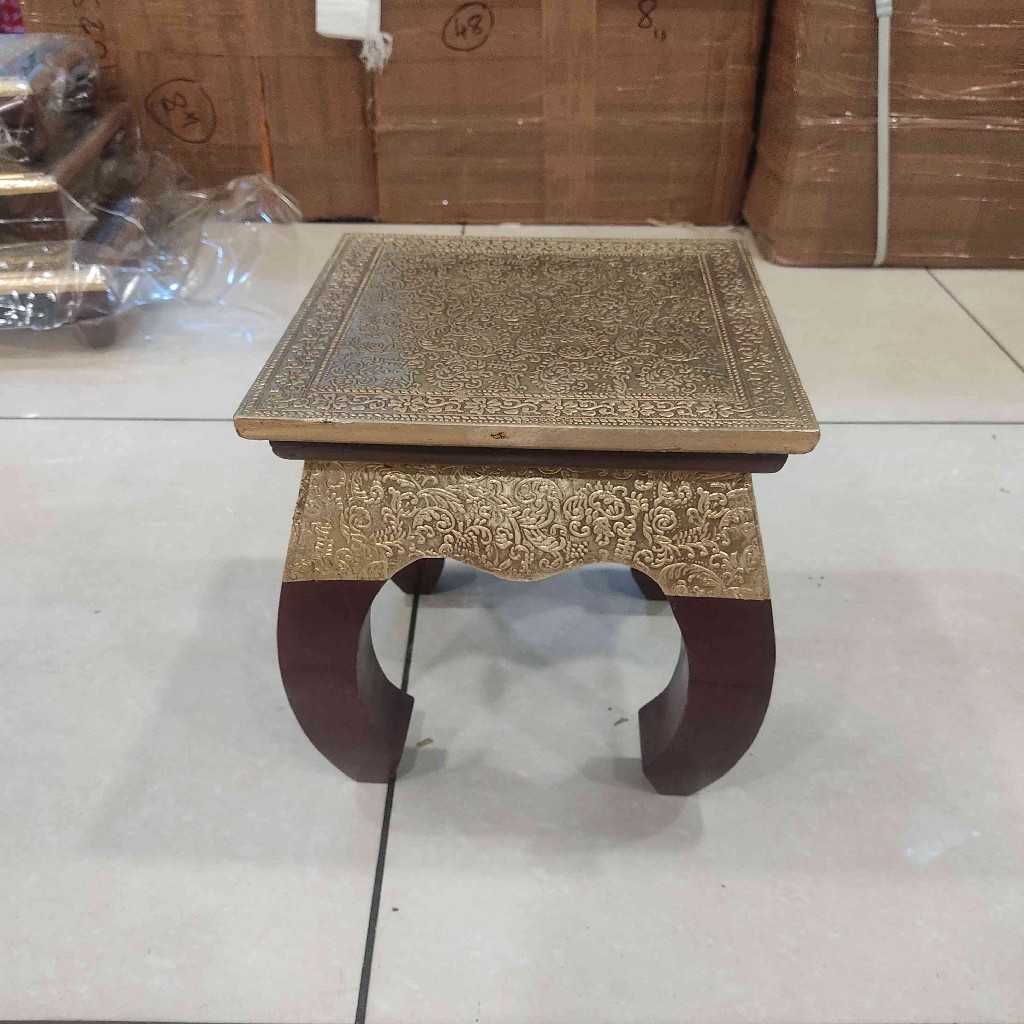 Brass Matka Stool 16X16