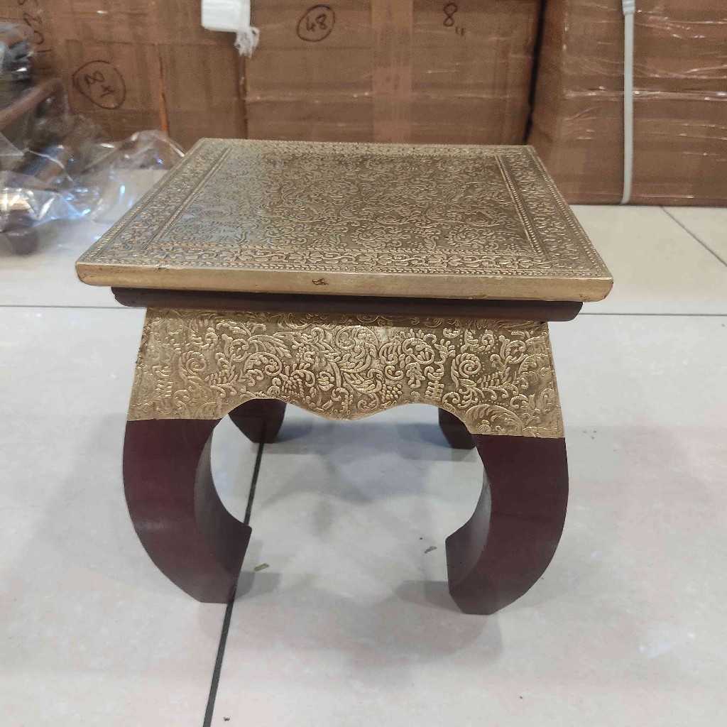 Brass Matka Stool 16X16