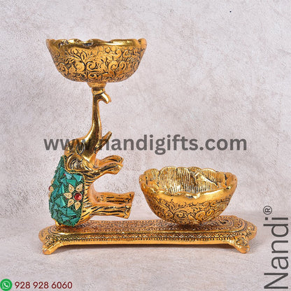 Elephant Stone Work Dry Fruit Bowl 2