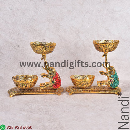 Elephant Stone Work Dry Fruit Bowl 2