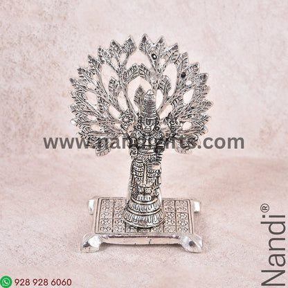Balaji With Tree Silver Antiq