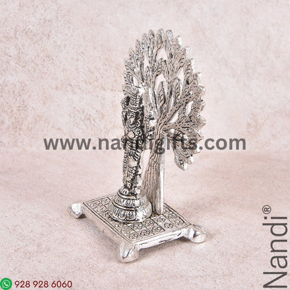 Balaji With Tree Silver Antiq