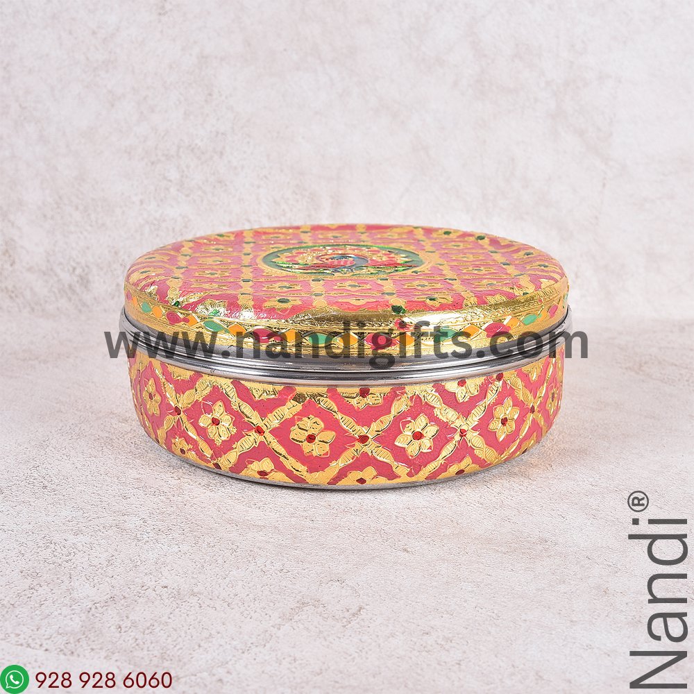 Minakari Box Pastel Colors 7inch