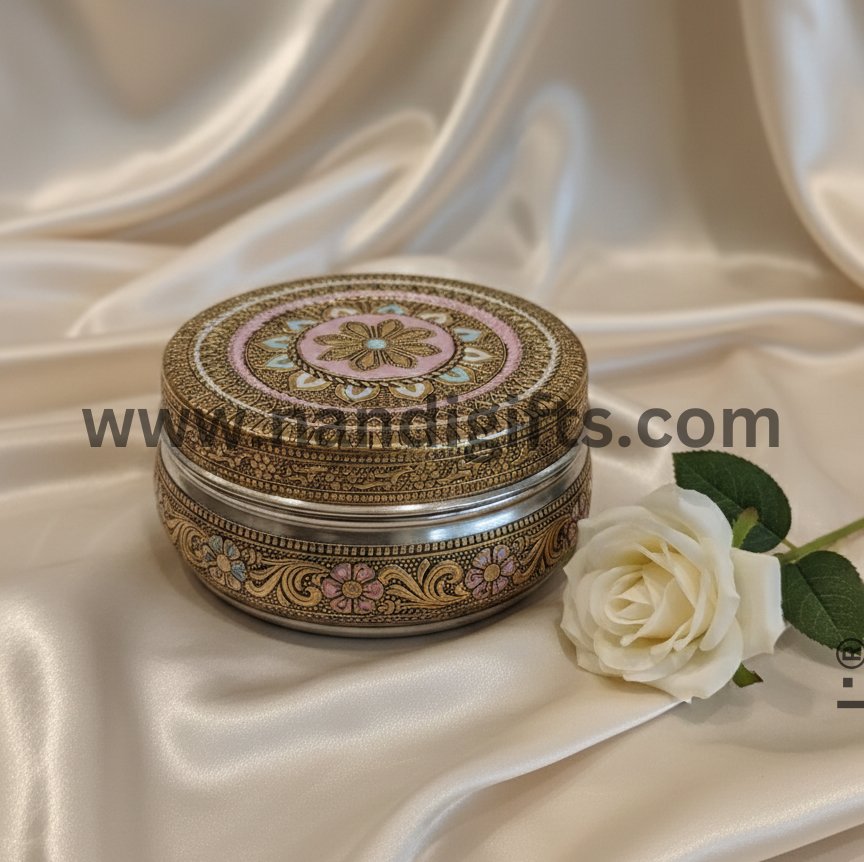 Golden Antiq Pastel Colour Box 4Inch