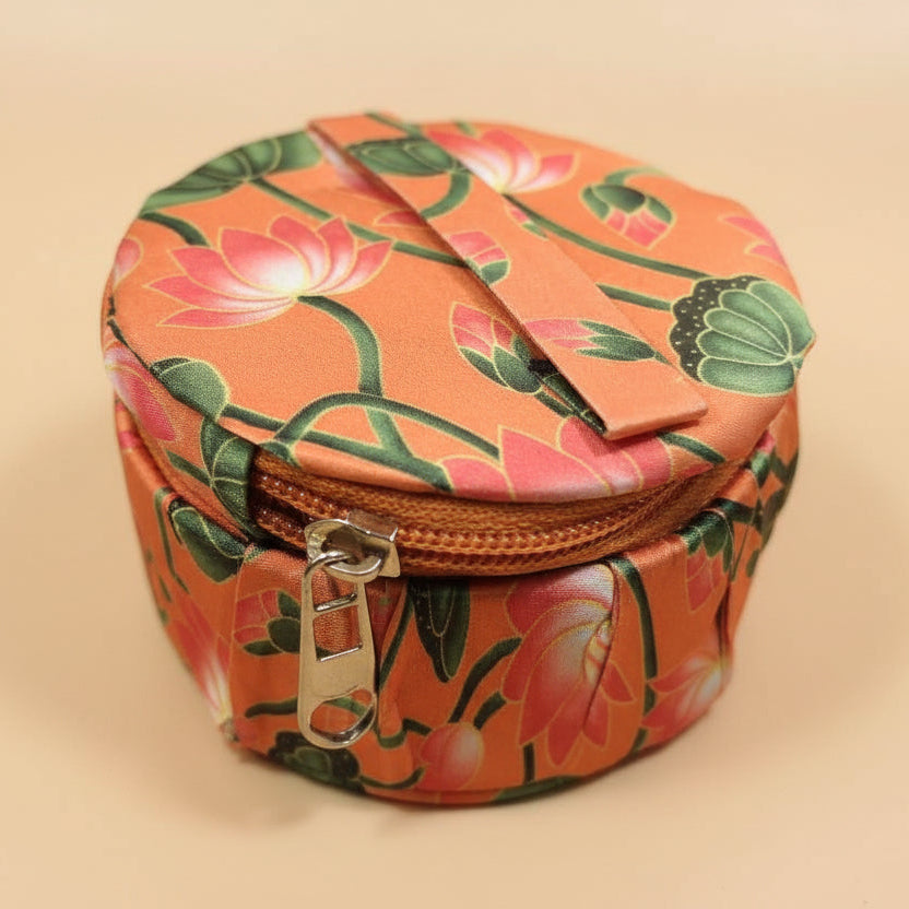 Pichwai Lotus Bangle Box Zipper