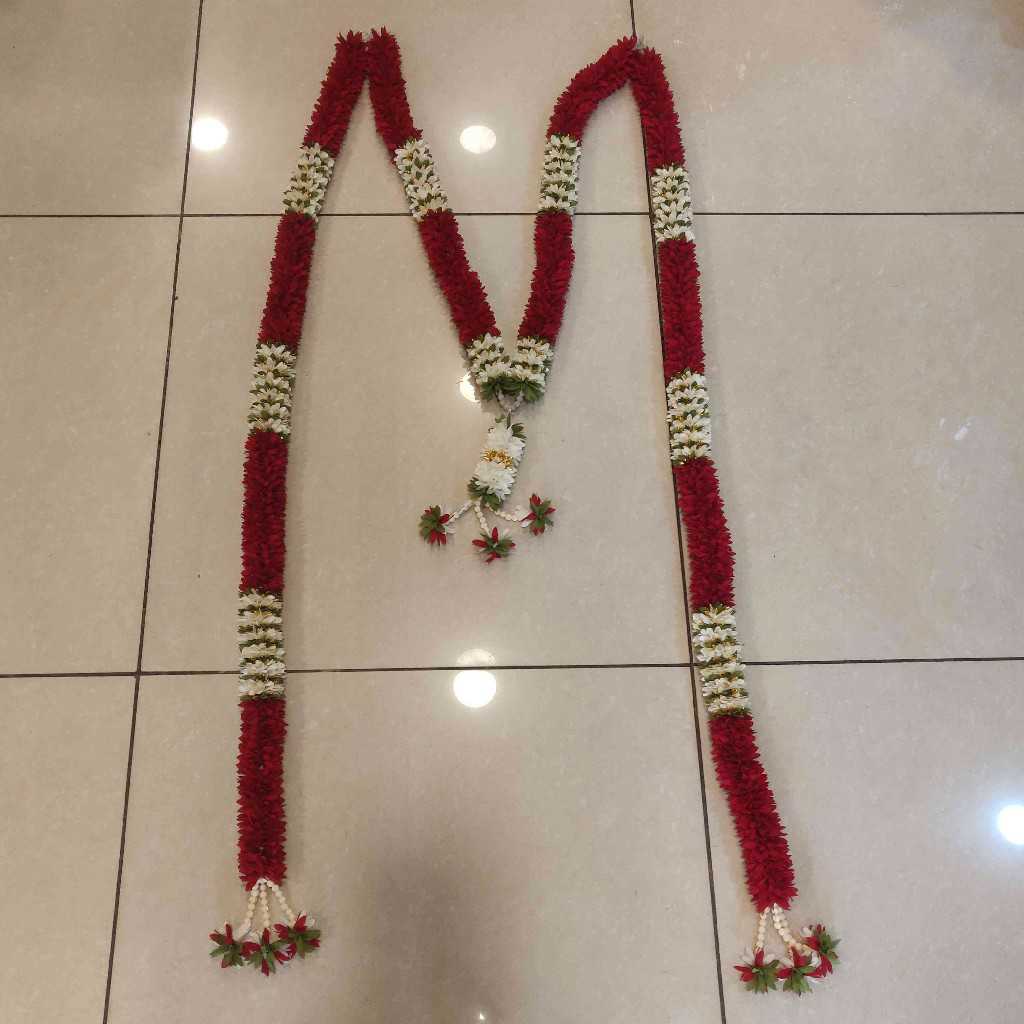 Jasmine Door Set Golden Chakra Red-Maroon