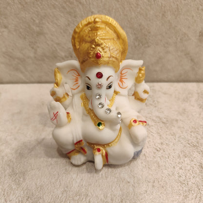 Ganesh Mini Marble Finish assorted