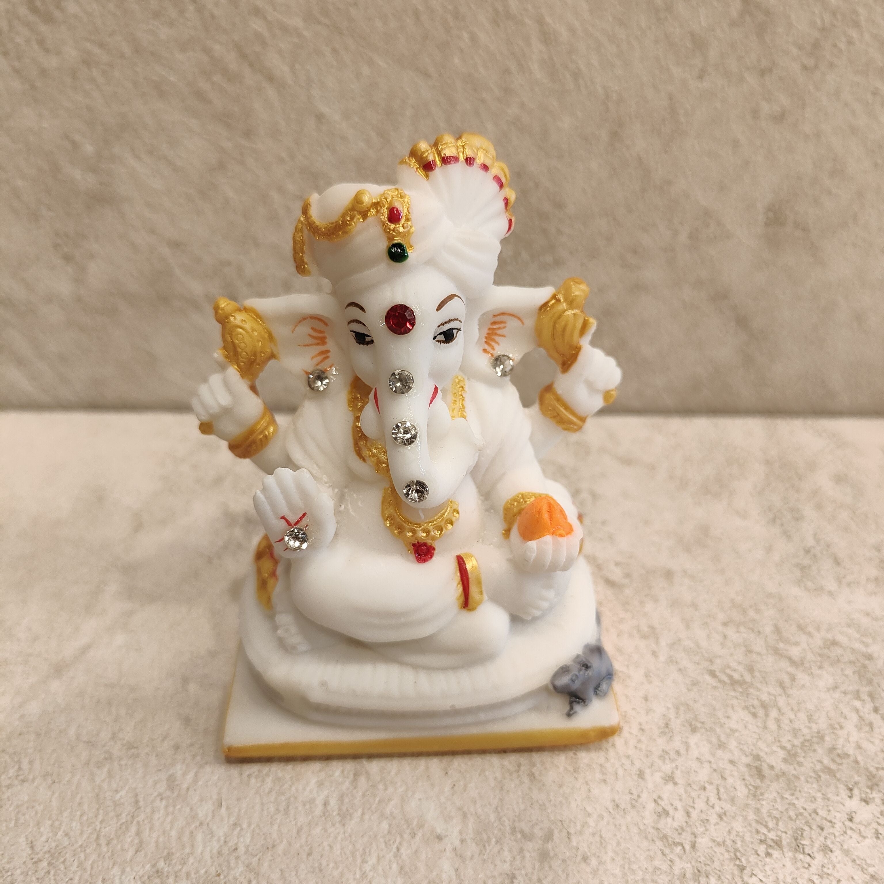 Ganesh Mini Marble Finish assorted