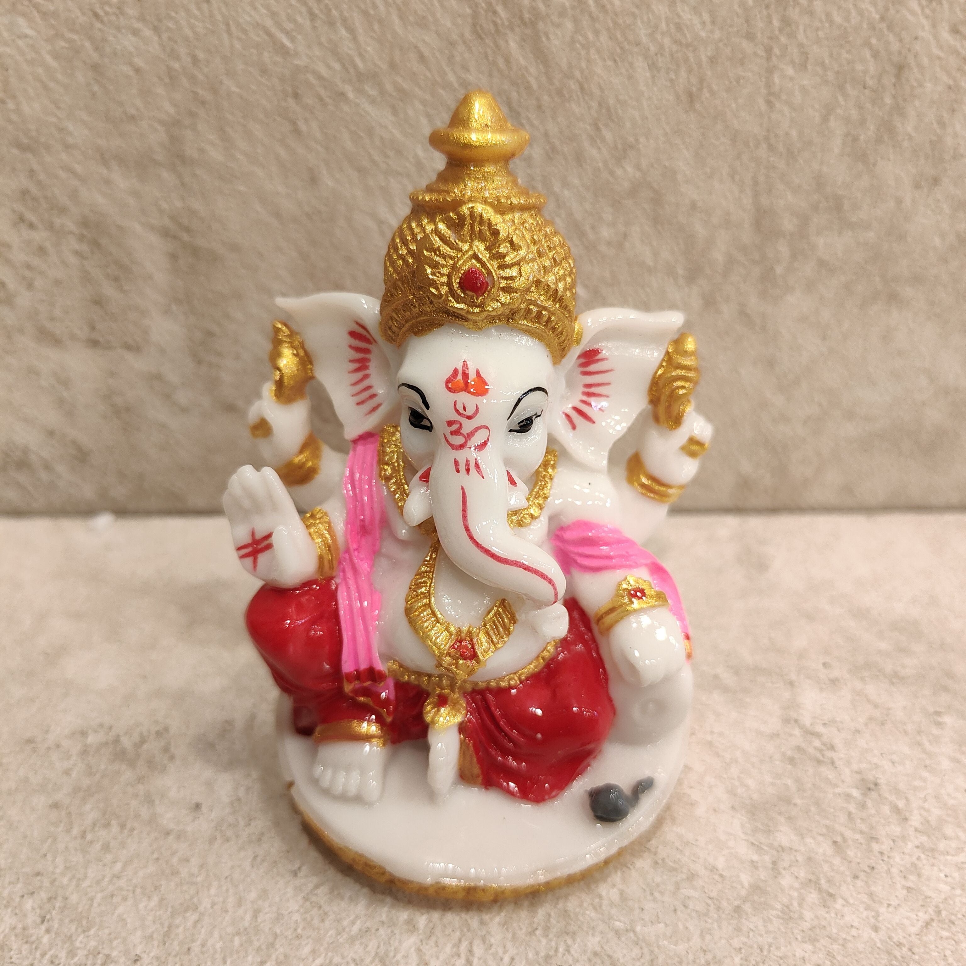 Marble Finish Assorted Ganesh