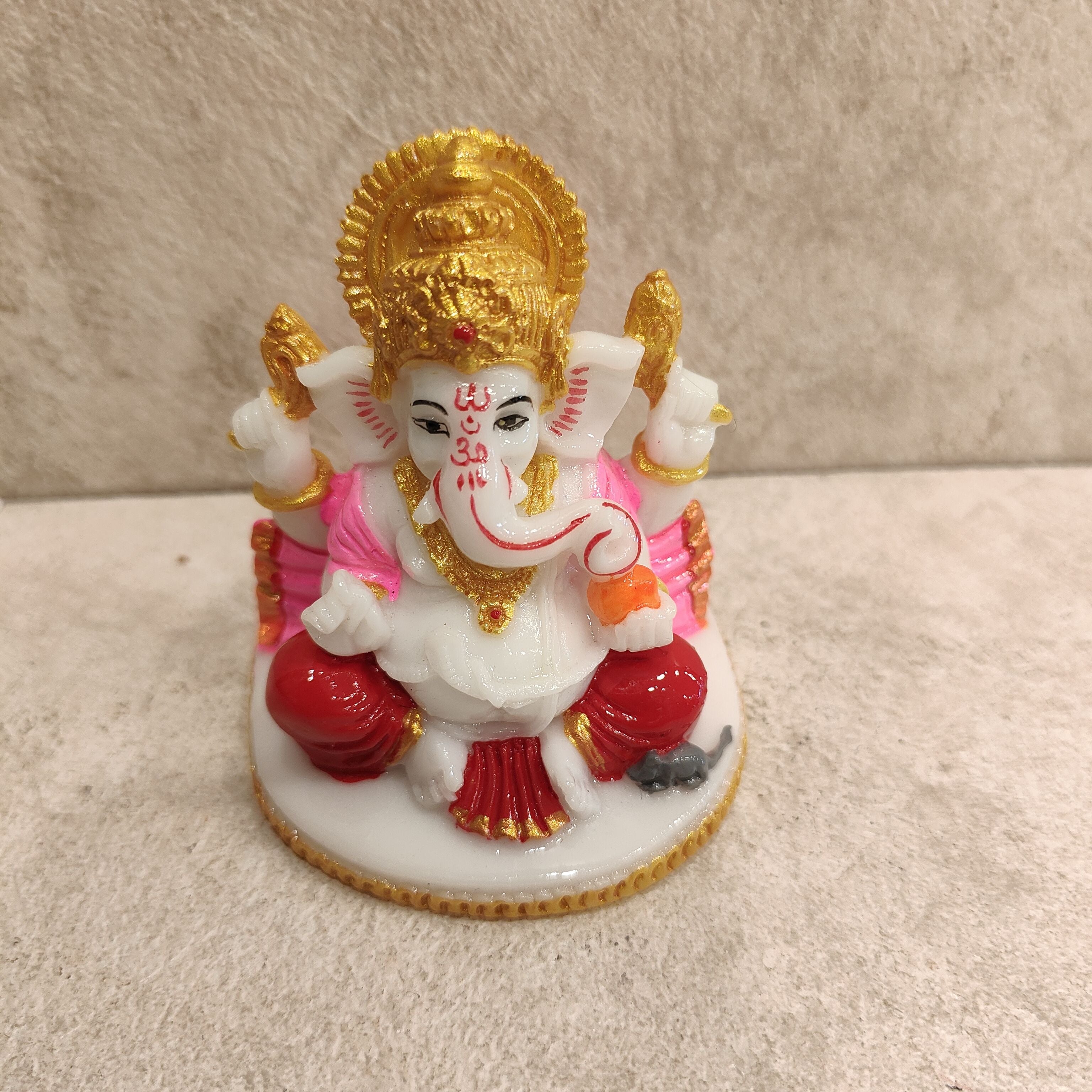 Marble Finish Assorted Ganesh