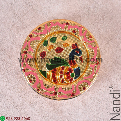 Minakari Pastel Peacock Box Medium Assorted Colours