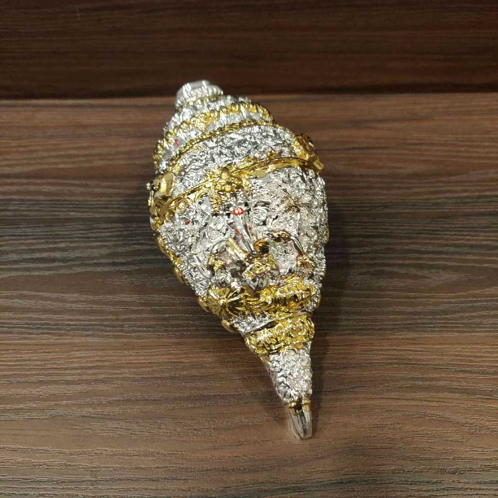 Silver Gold Plated Shankh Small