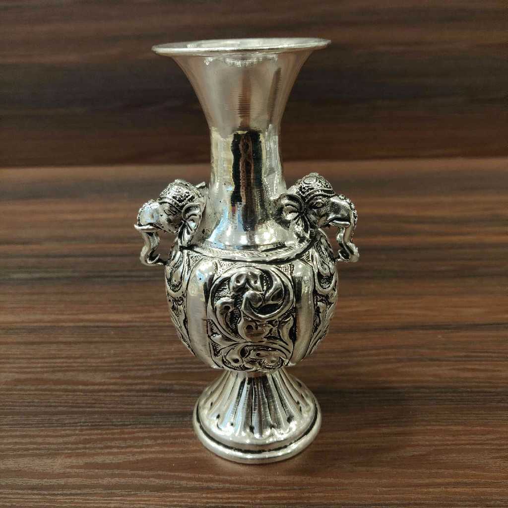 GS Antiq Leaf Kalash Elephant 5.5 Inch