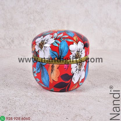 Tin Box Printed Cylindrical shape