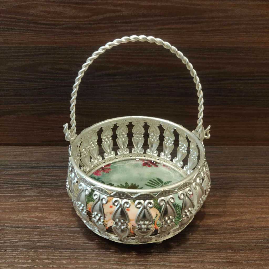 GS Pichwai Basket Round 4 Inch