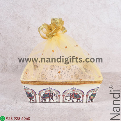 Square Hamper 8x8 Assorted Prints