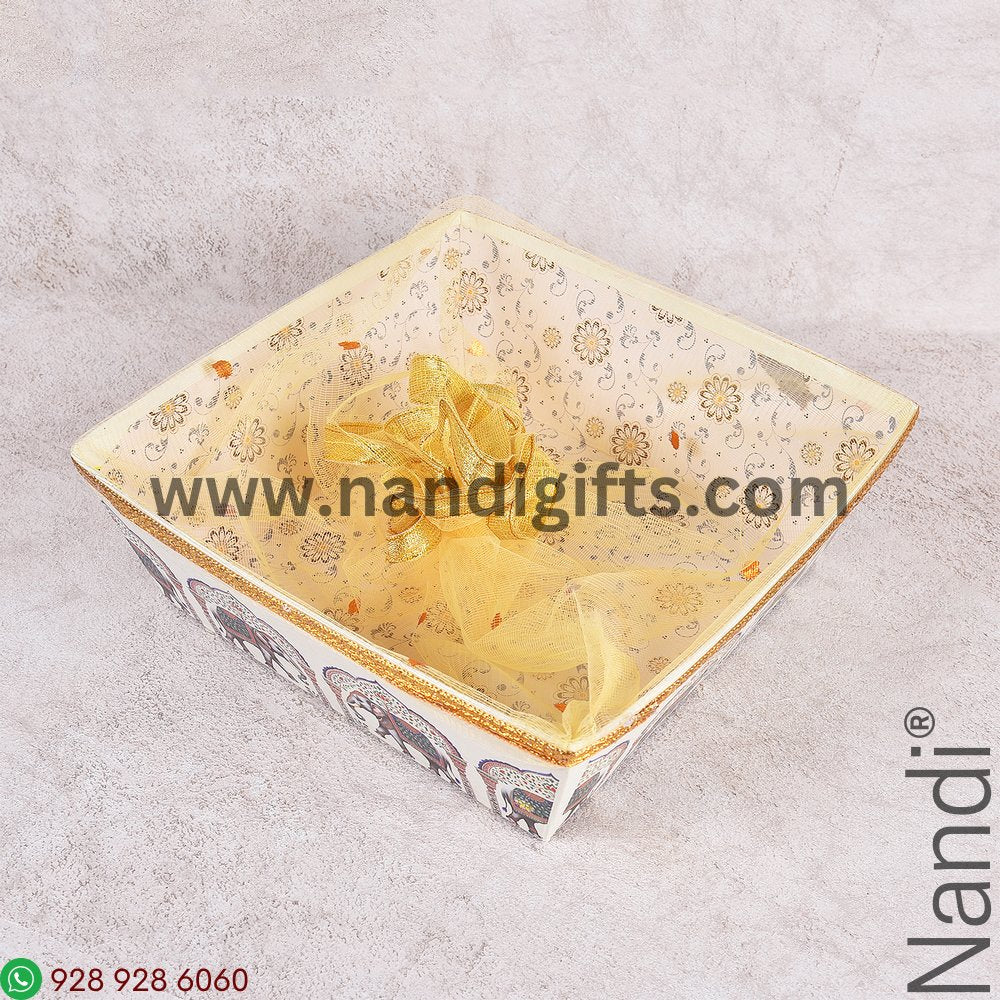 Square Hamper 8x8 Assorted Prints