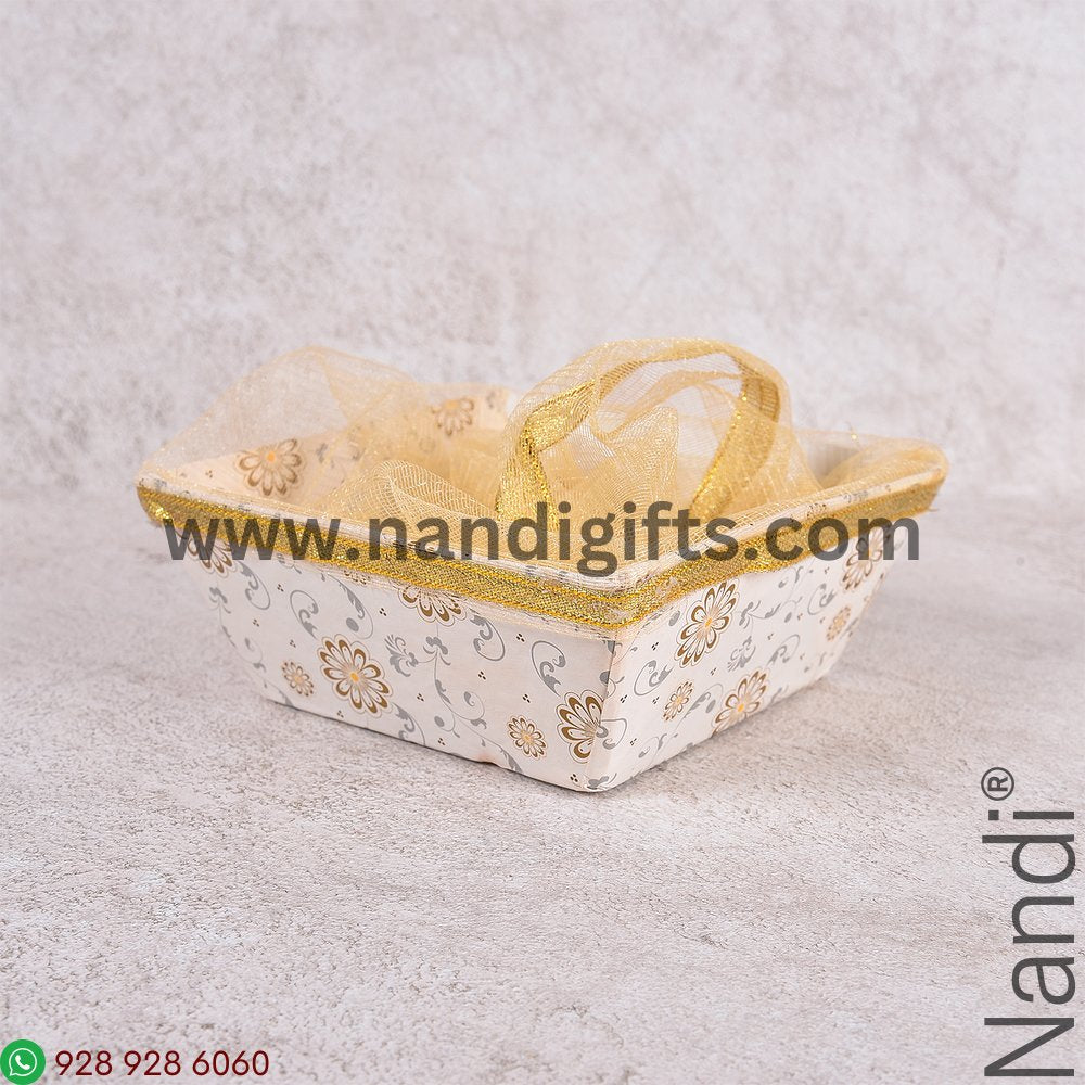 Square Hamper 4x4 Assorted Prints